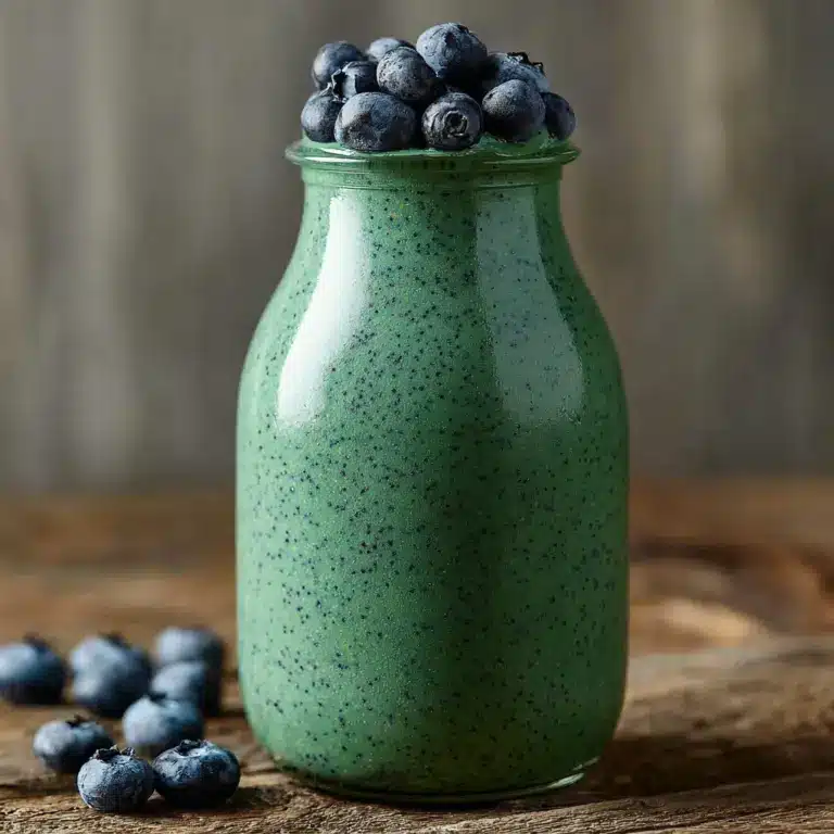 Glowing Green Spirulina Smoothie Recipe