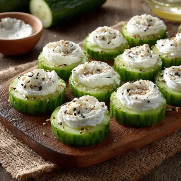 Everything Bagel Cucumber Bites Recipe