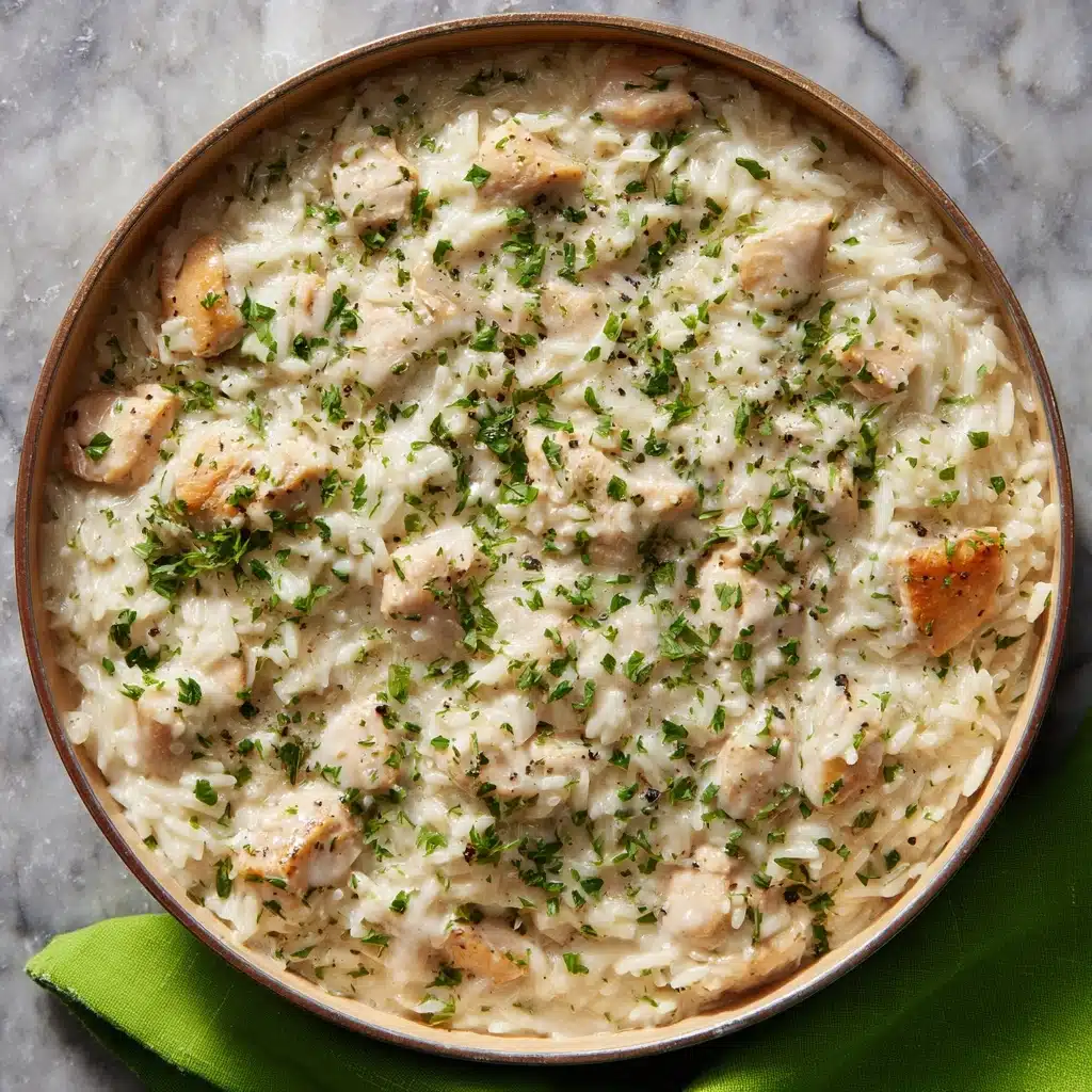 Creamy Parmesan One Pot Chicken and Rice Recipe
