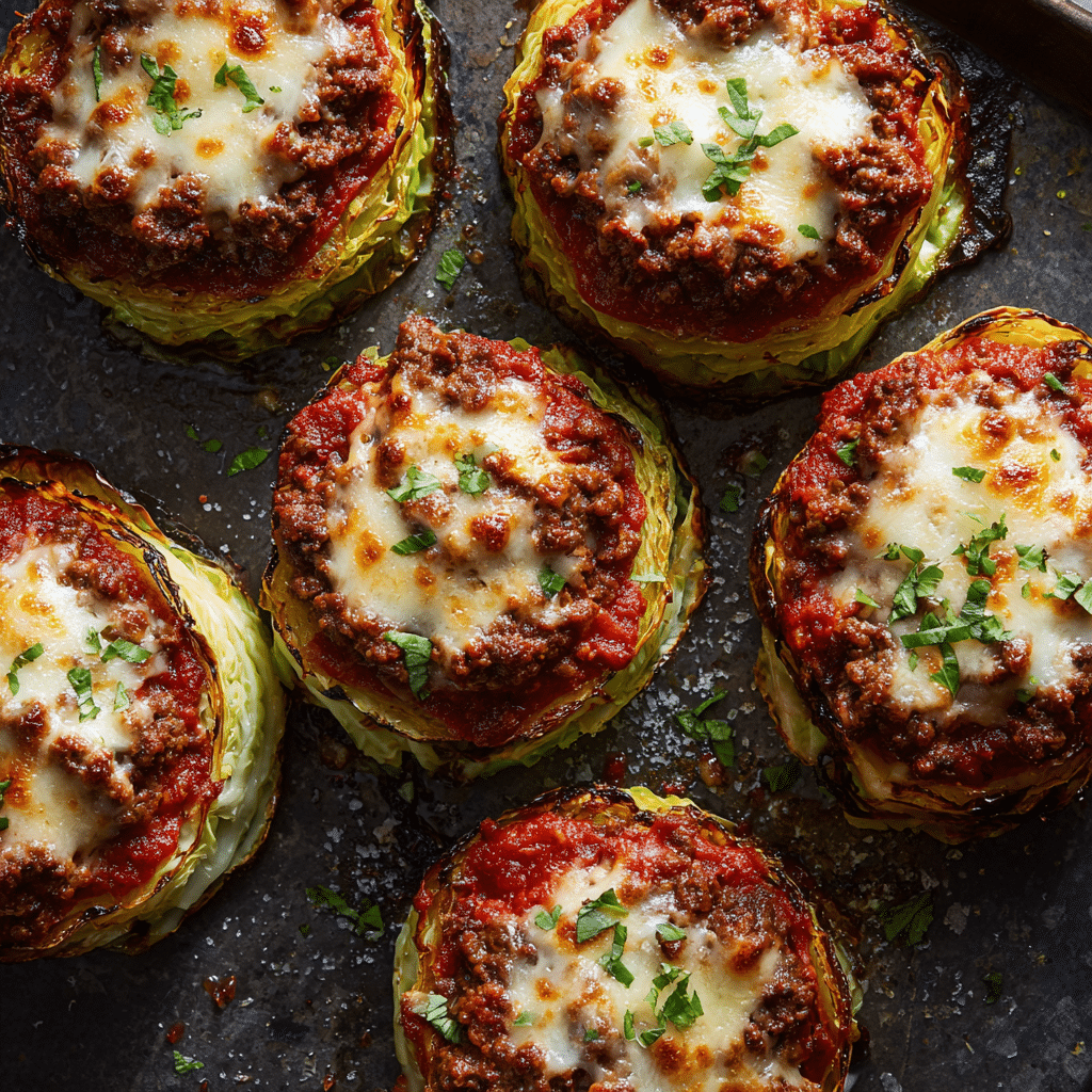 Oven-Baked Cabbage Burgers – A Hearty & Flavorful Twist Recipe - Recipe Image