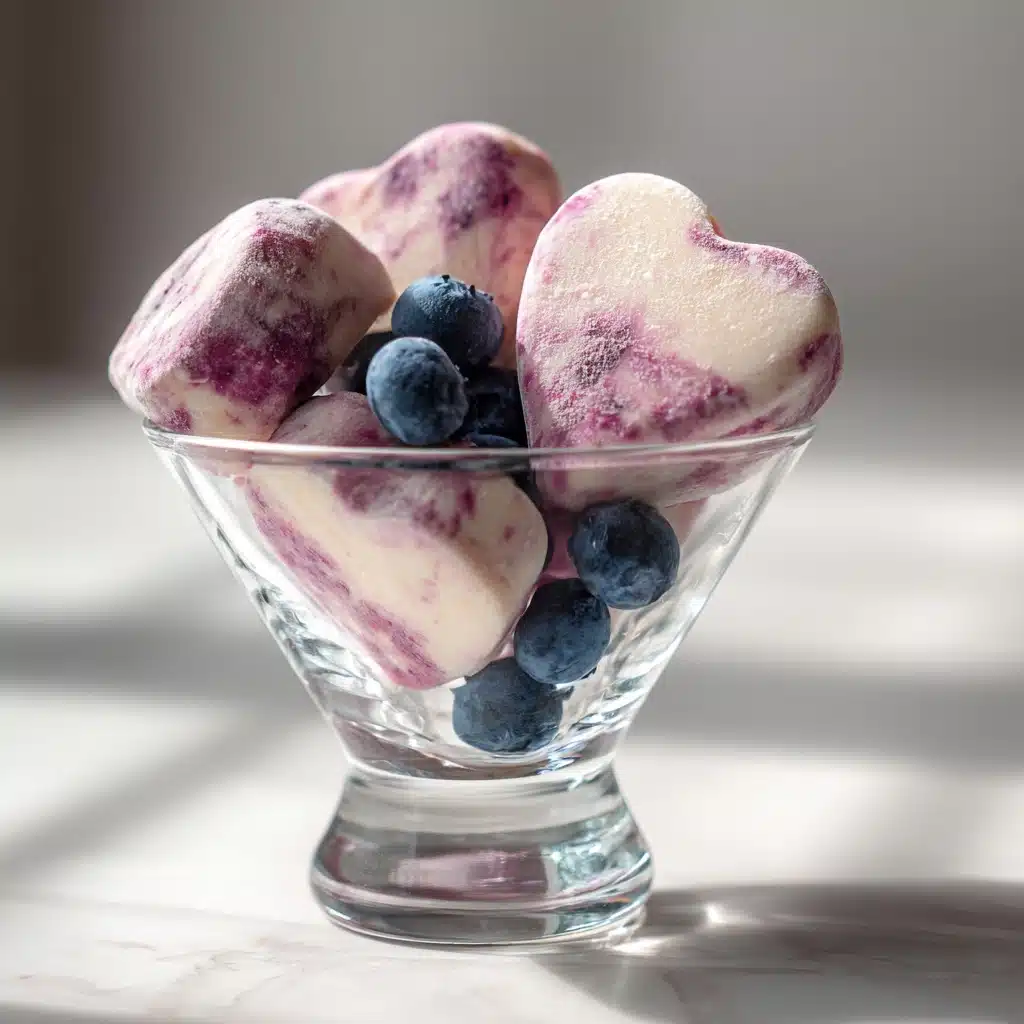 Easy Blueberry Frozen Yogurt Bites Recipe - Recipe Image