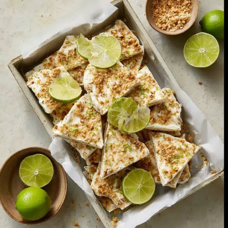 Key Lime Pie Yogurt Bark Recipe (High Protein) Recipe