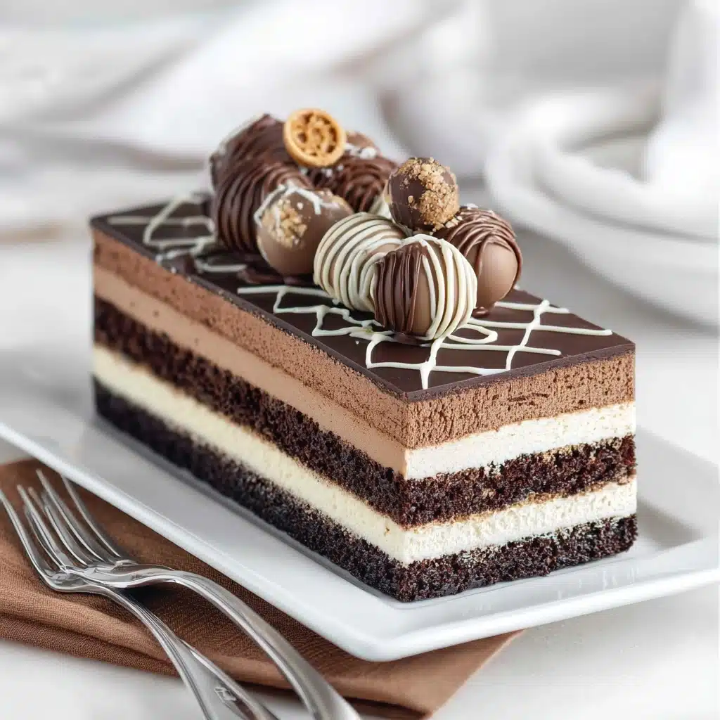 Tuxedo Bar Cake Recipe - Recipe Image
