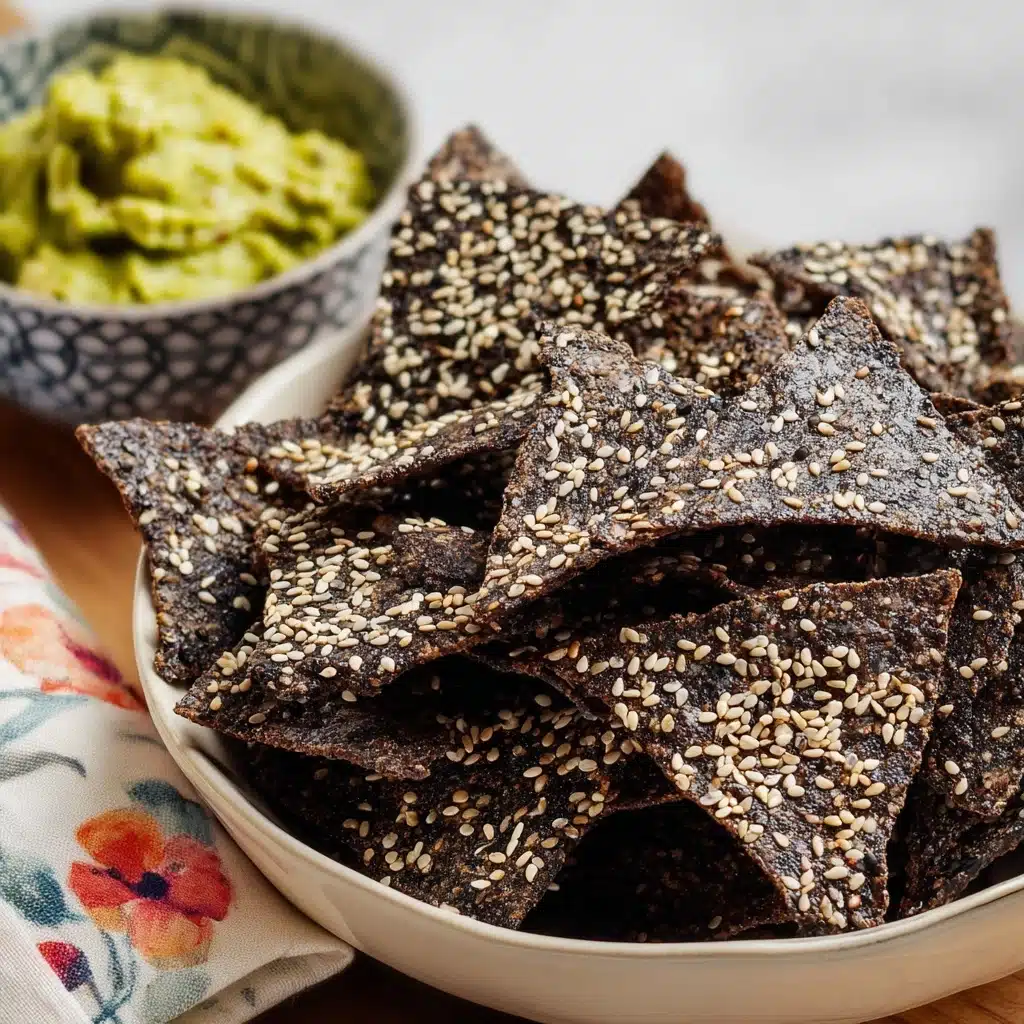 Black Bean Chips (3 ingredients, High Protein) Recipe - Recipe Image