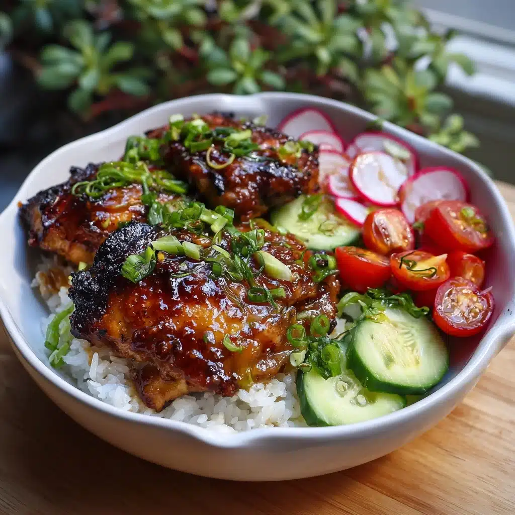 Sticky Sweet Chili Chicken Thighs in Air Fryer Recipe - Recipe Image