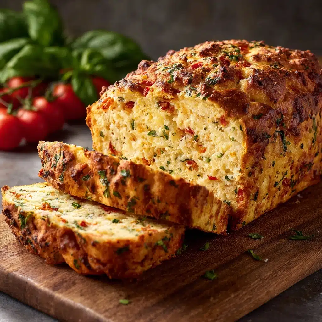 Savory Caprese Bread : A Fresh Italian Bread Recipe - Recipe Image