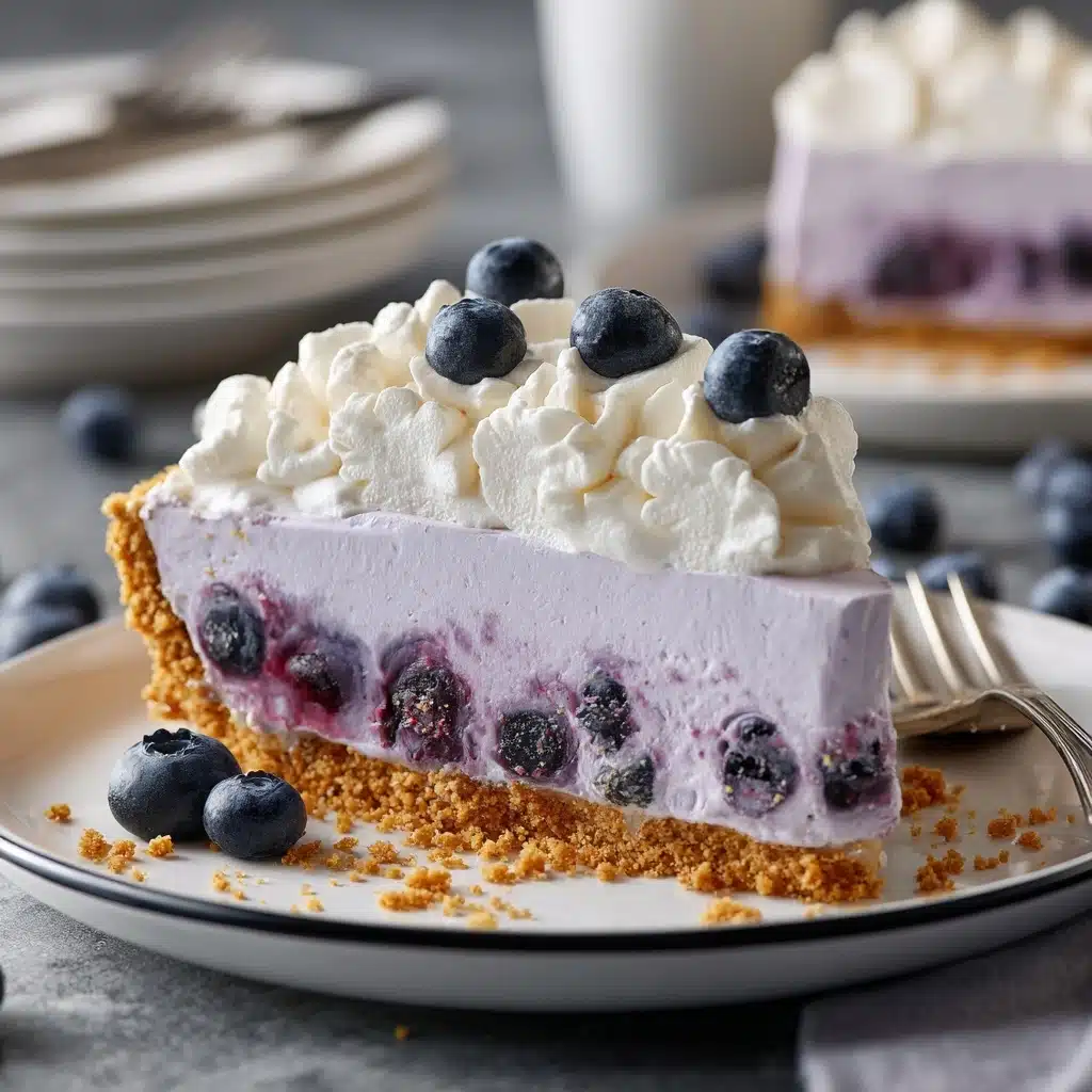 No Bake Blueberry Pie Recipe