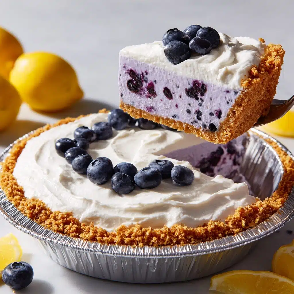 No Bake Blueberry Pie Recipe - Recipe Image