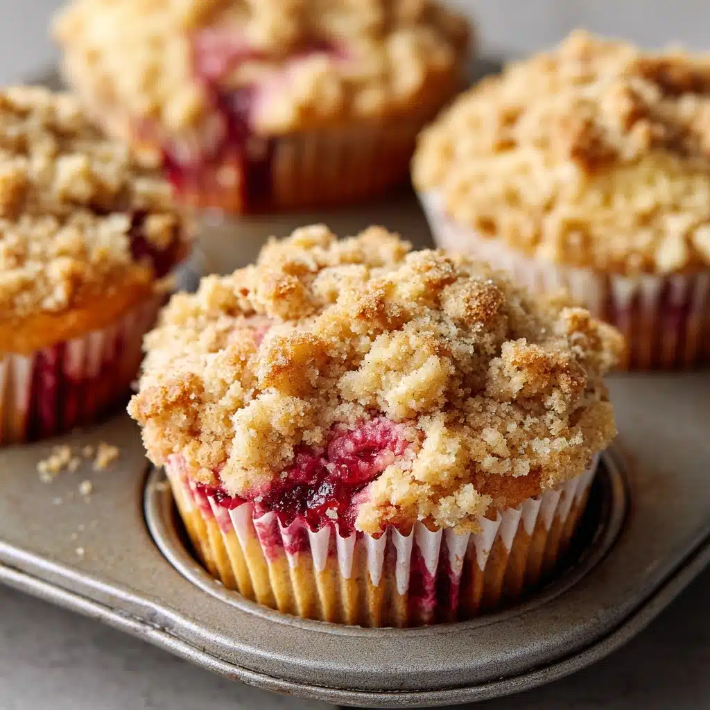 Raspberry Crumb Muffins Recipe - Recipe Image