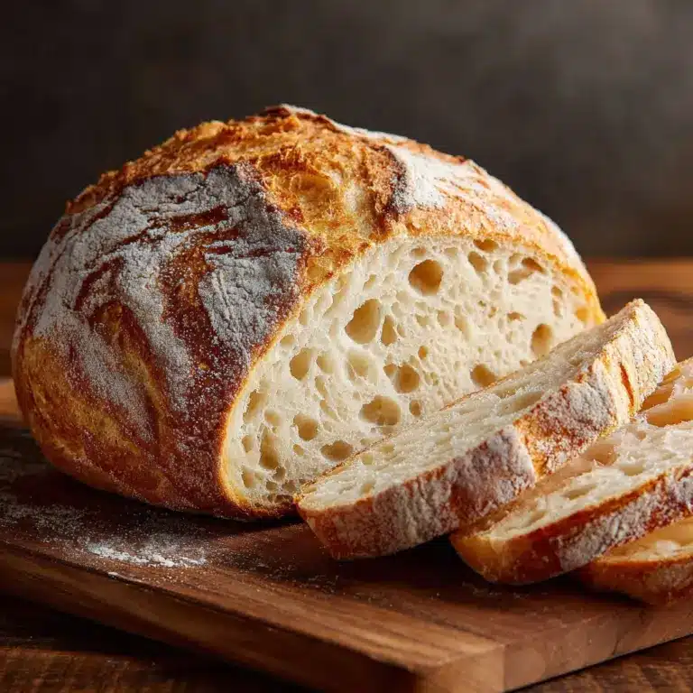 No-Knead Bread without Dutch Oven Recipe