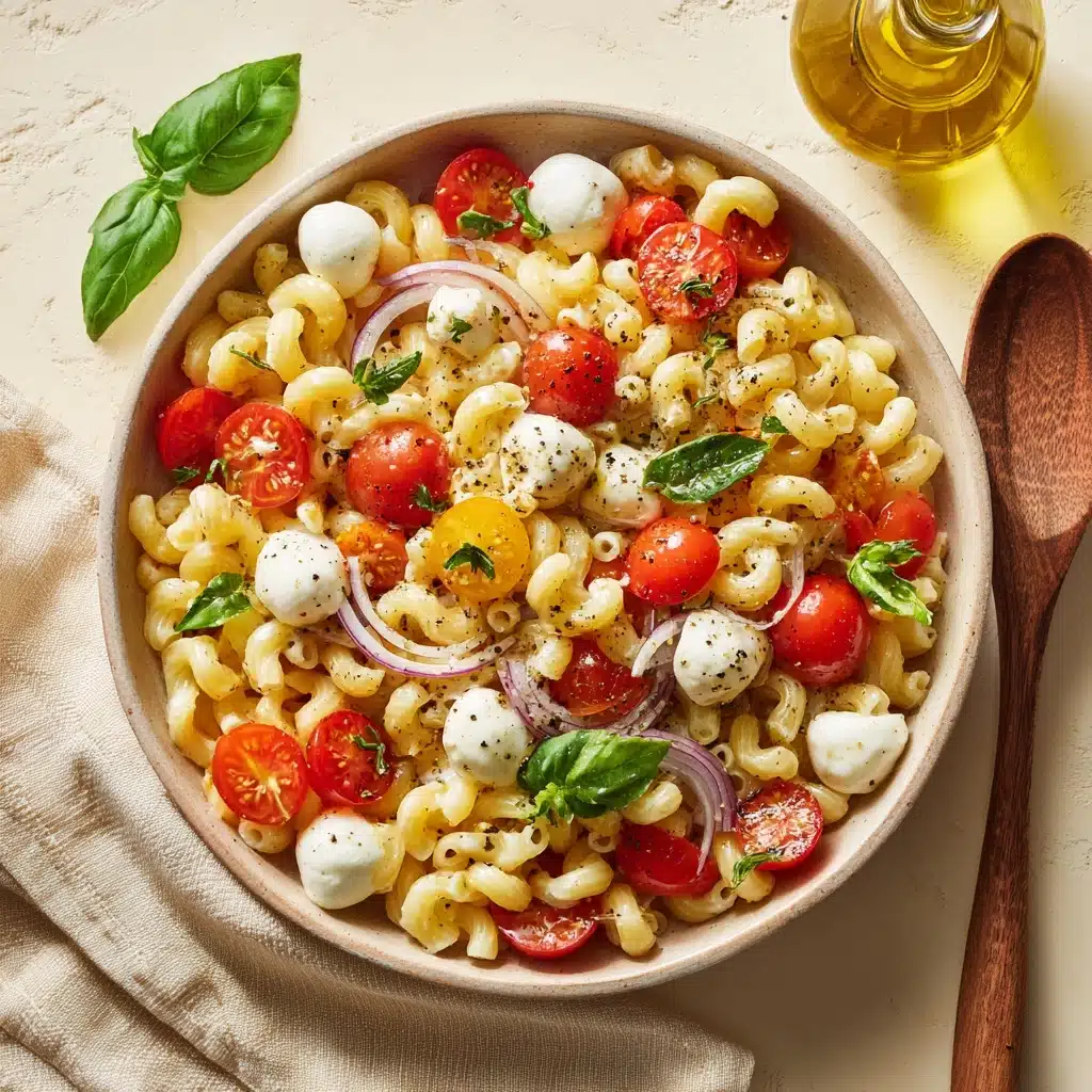 Caprese Pasta Salad Recipe - Recipe Image