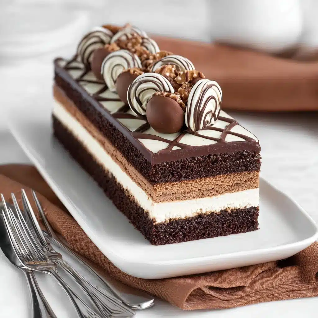 Tuxedo Bar Cake Recipe - Recipe Image