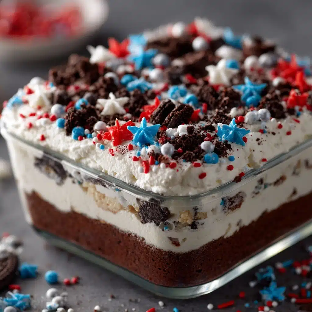 Firework Oreo Cheesecake Recipe - Recipe Image