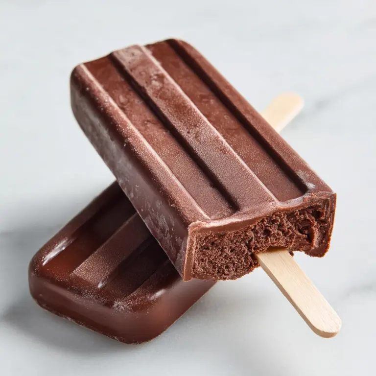 Healthy Fudgesicles Recipe