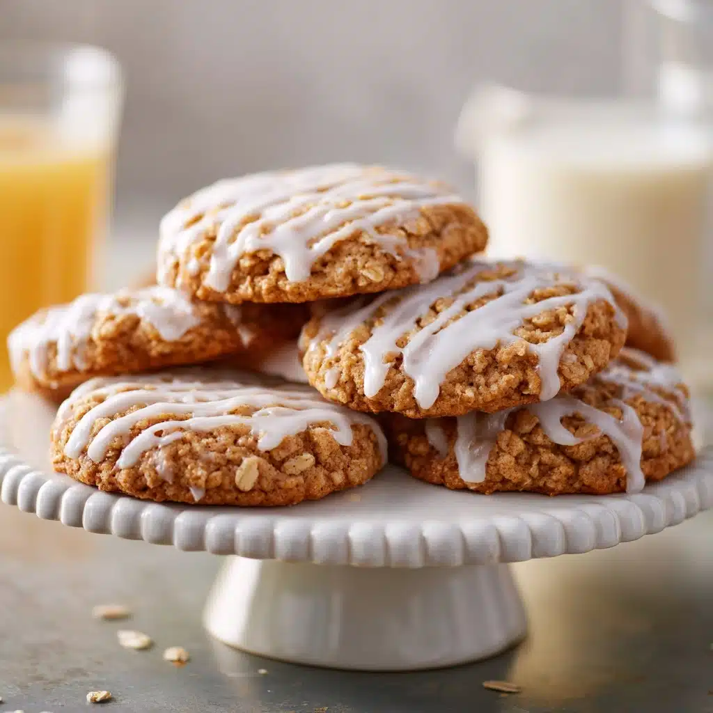 Iced Oatmeal Cookies Recipe - Recipe Image