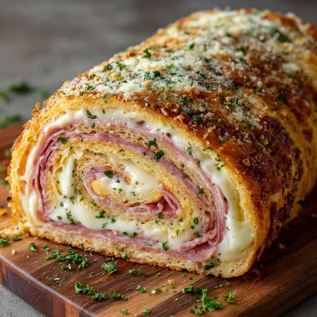 Italian Stromboli Stuffed Bread Recipe - Recipe Image