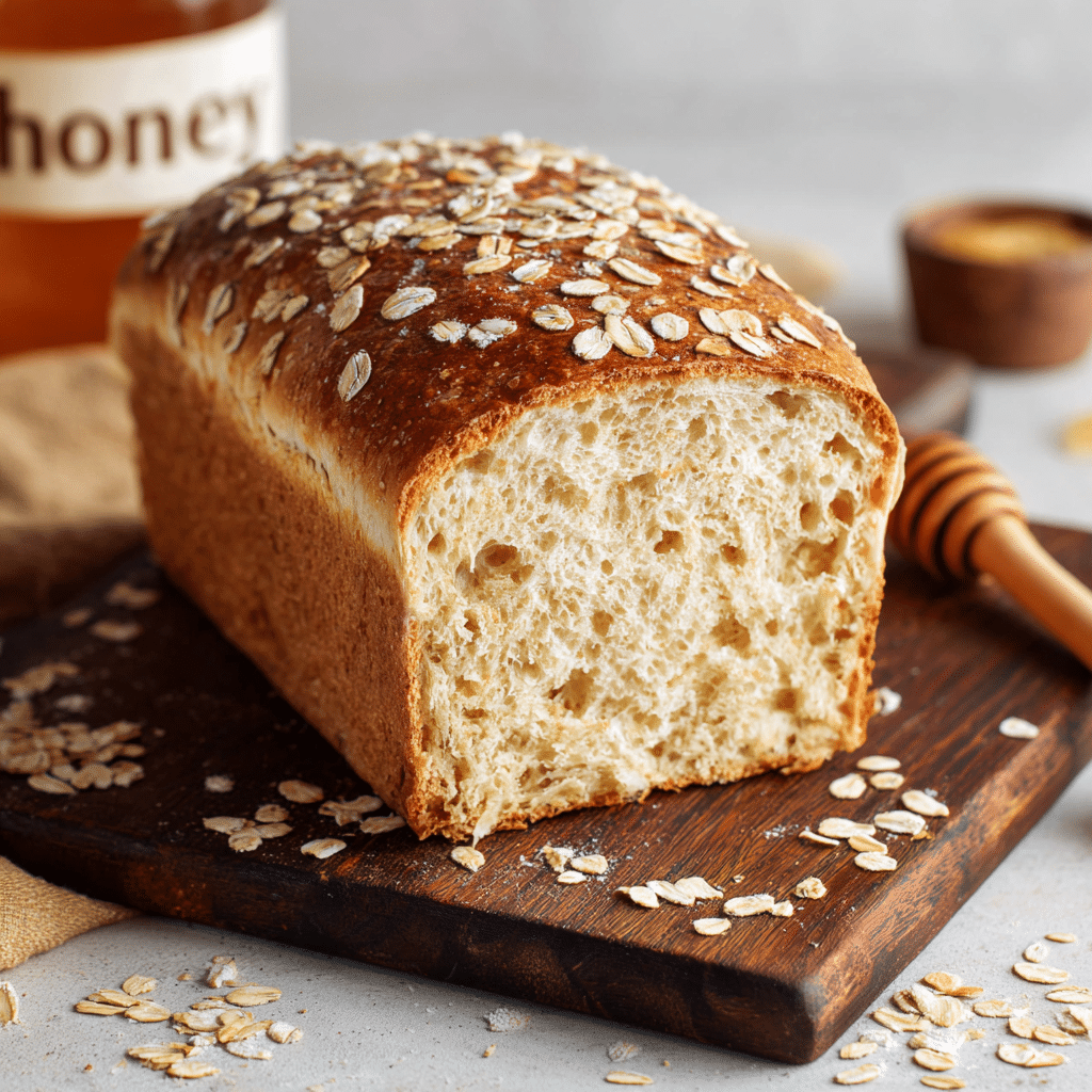 Honey Oat Bread Recipe - Recipe Image