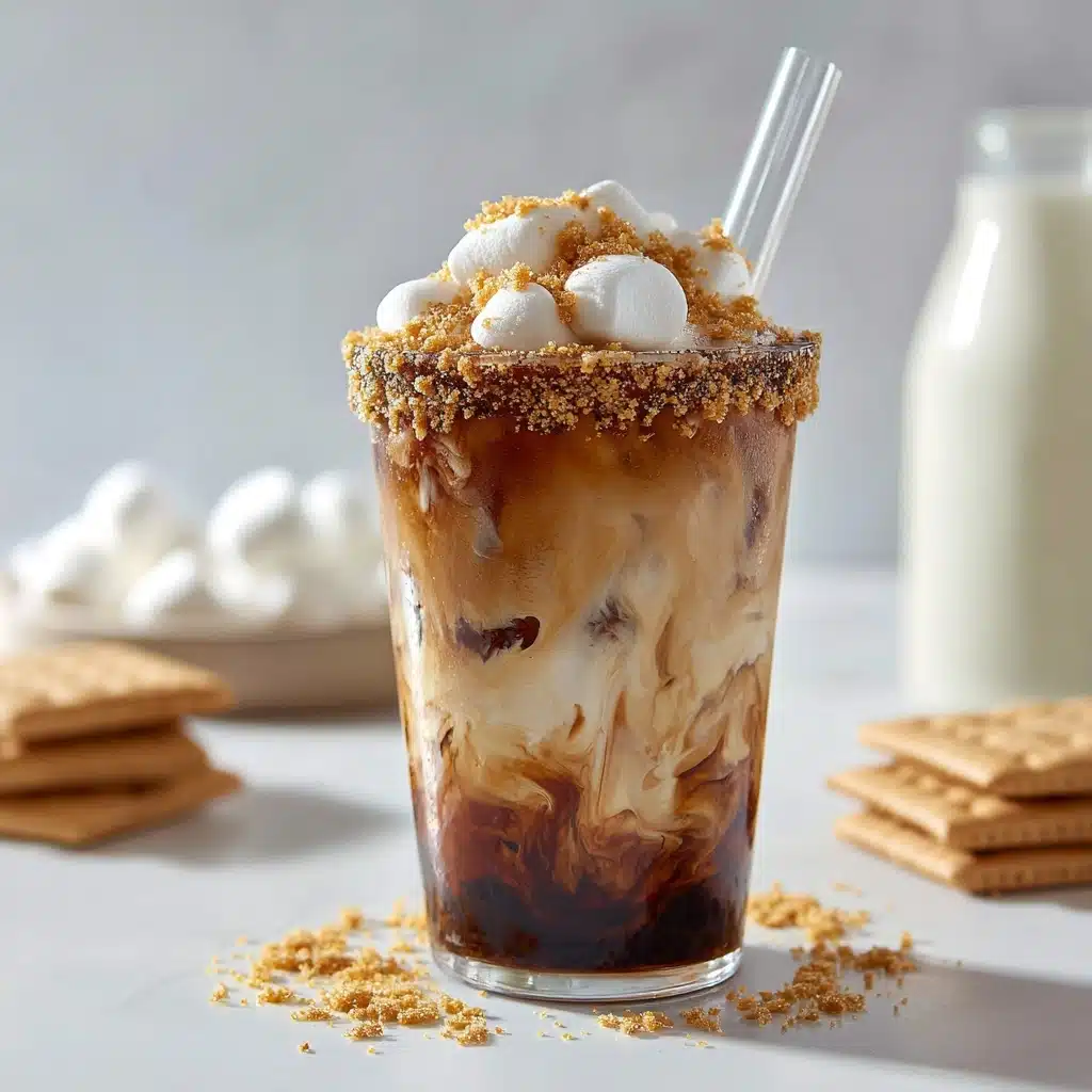 S'mores Iced Latte Recipe - Recipe Image