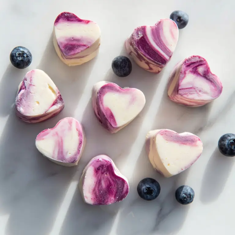 Easy Blueberry Frozen Yogurt Bites Recipe