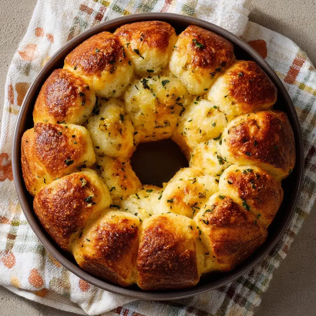 Garlic Parmesan Monkey Bread Recipe - Recipe Image