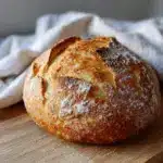 Easy 4 Ingredient Artisan Bread Recipe