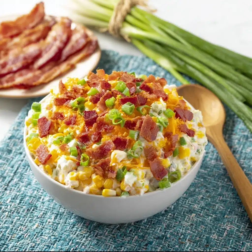 Loaded Creamed Corn with Bacon Recipe - Recipe Image