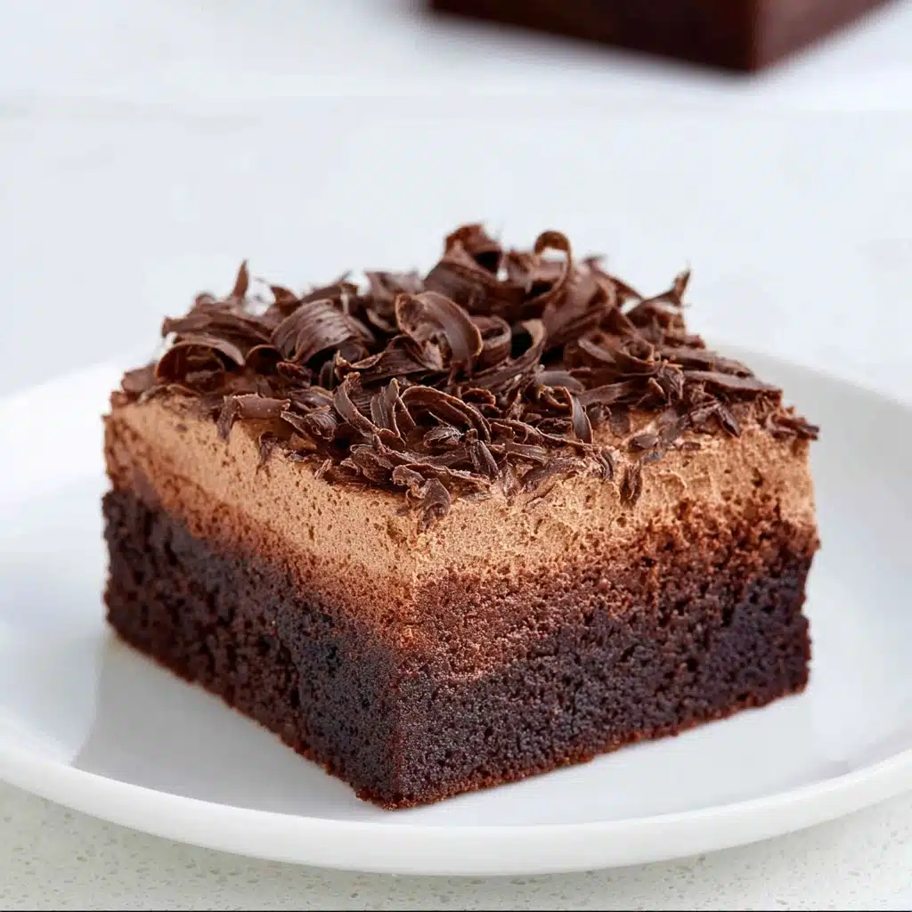 Chocolate Mousse Brownies Recipe - Recipe Image