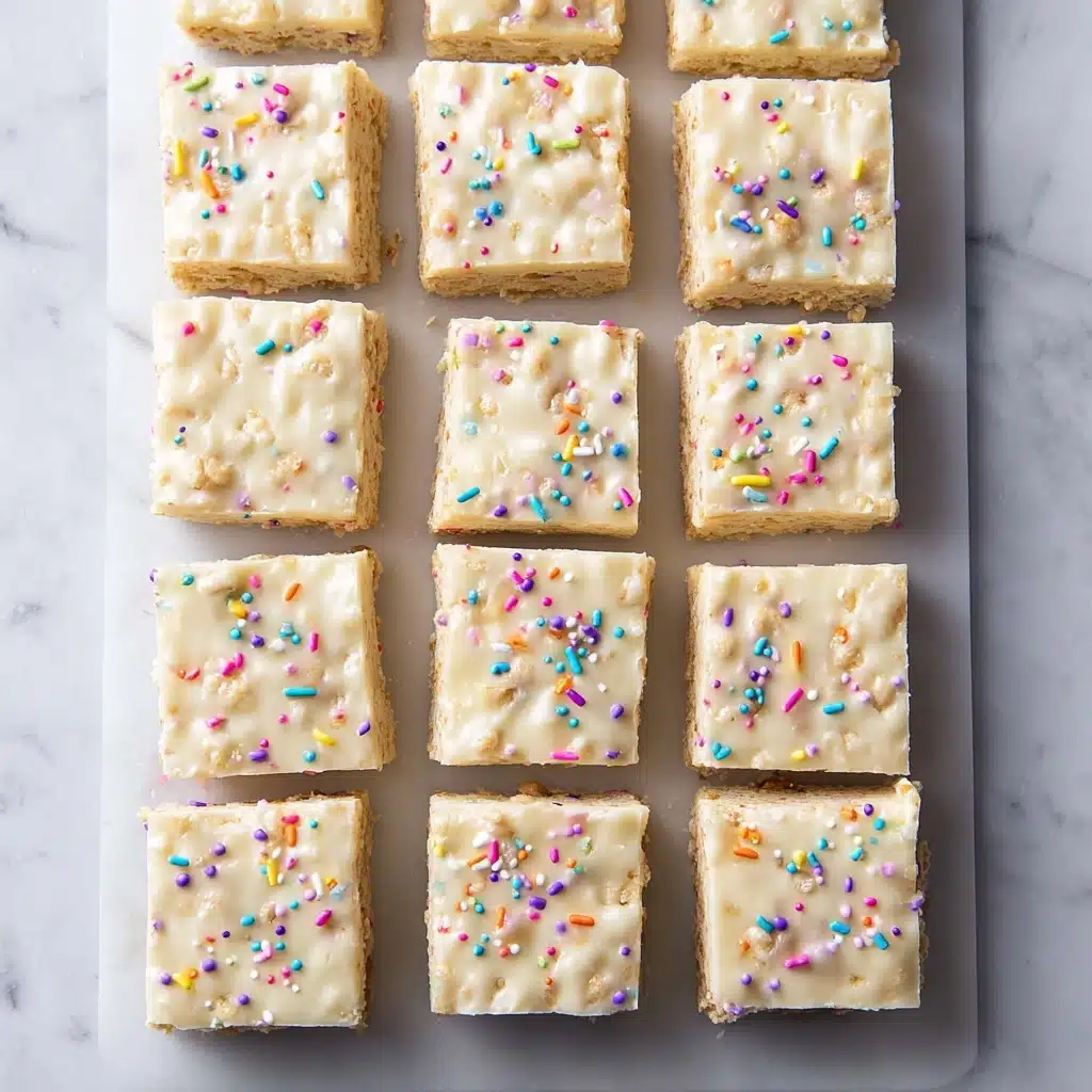 Cake Batter Rice Krispie Treats Recipe - Recipe Image