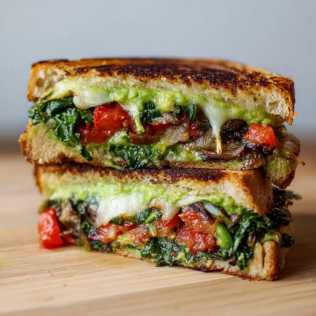Loaded Veggie Grilled Cheese Sandwich Recipe - Recipe Image