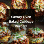 Oven-Baked Cabbage Burgers – A Hearty & Flavorful Twist Recipe