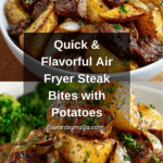 Air Fryer Steak Bites with Potatoes Recipe