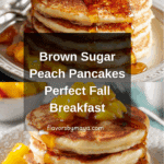 Brown Sugar Peach Pancakes Recipe