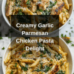 Healthy Garlic Parmesan Chicken Pasta Recipe