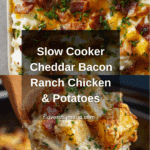 Cheddar Bacon Ranch Slow Cooker Chicken & Potatoes Recipe