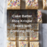 Cake Batter Rice Krispie Treats Recipe