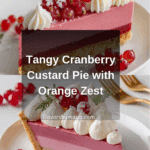 Cranberry Custard Pie Recipe