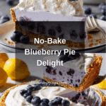 No Bake Blueberry Pie Recipe