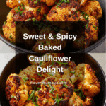 Sweet and Spicy Baked Cauliflower Recipe