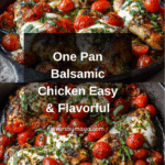 One Pan Balsamic Chicken Recipe