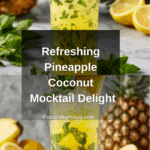 Refreshing Pineapple Coconut Mojito Mocktail Recipe