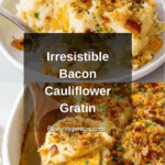 Cauliflower Gratin with Bacon Recipe