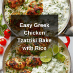 Dump-and-Bake Chicken Tzatziki with Rice Recipe