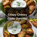 Cheesy Garlic Zucchini Bites Recipe
