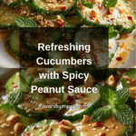 Cucumbers in Spicy Peanut Sauce Recipe