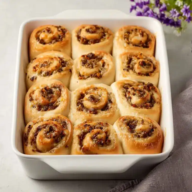 Sausage and Cheese Breakfast Rolls Recipe