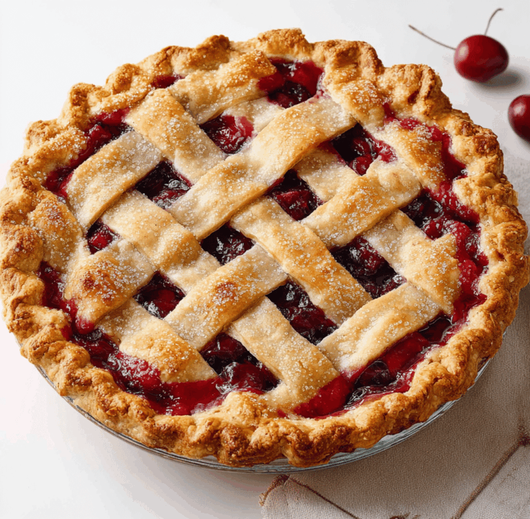 Homemade Cherry Pie Recipe