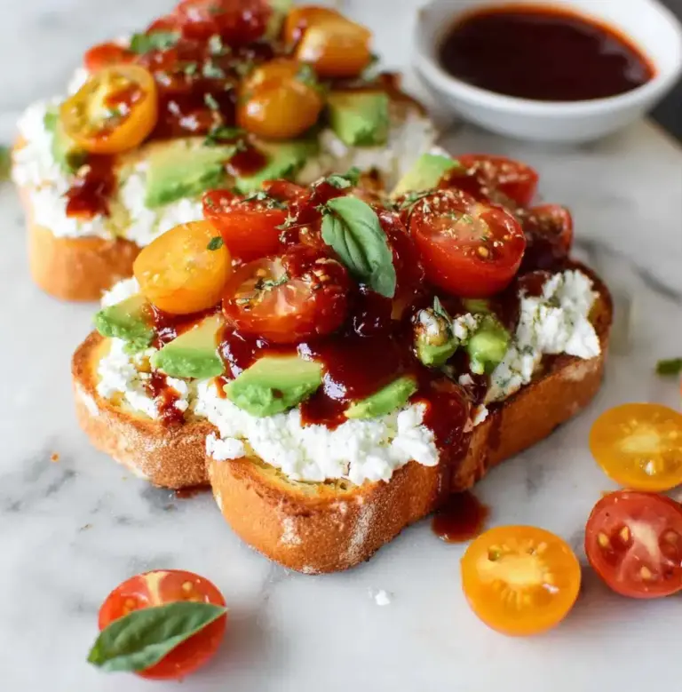 Cottage Cheese Toast (Sweet & Savory Options) Recipe
