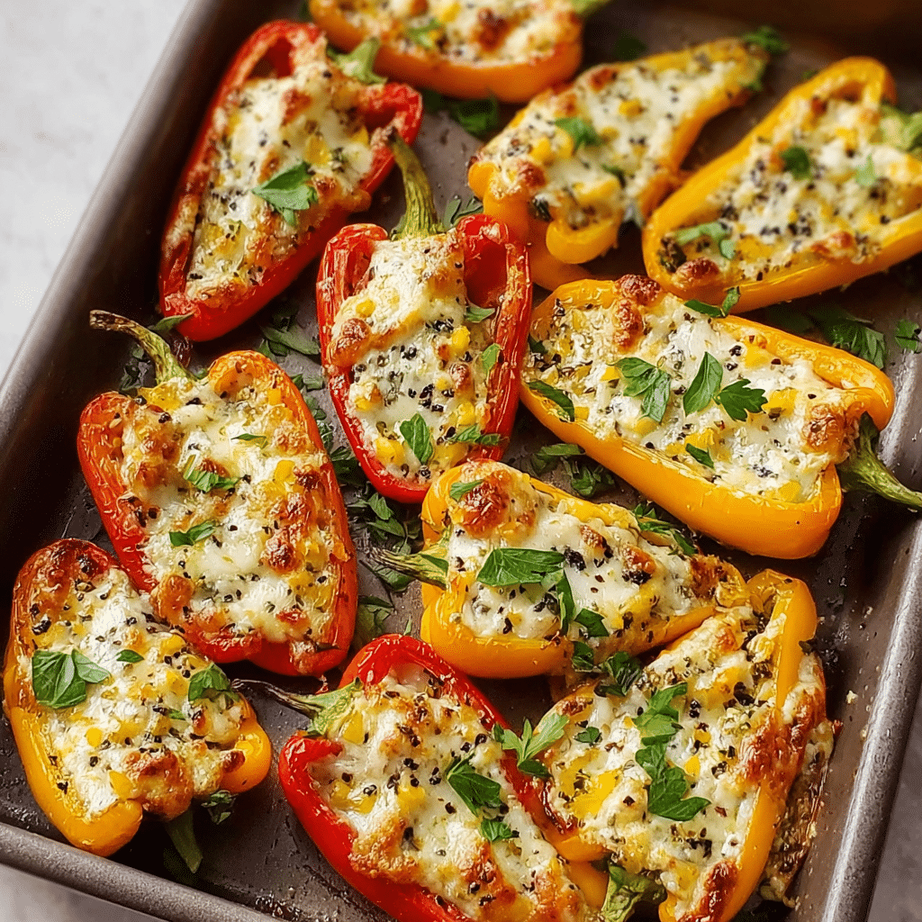 Cream Cheese Stuffed Mini Peppers Recipe - Recipe Image