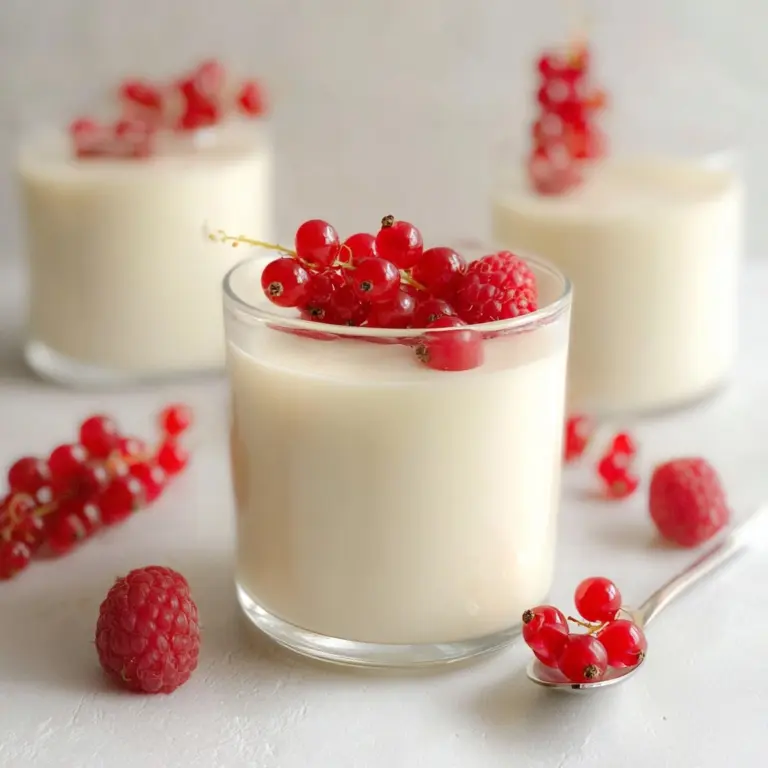 Bavarian Cream with fresh berries Recipe