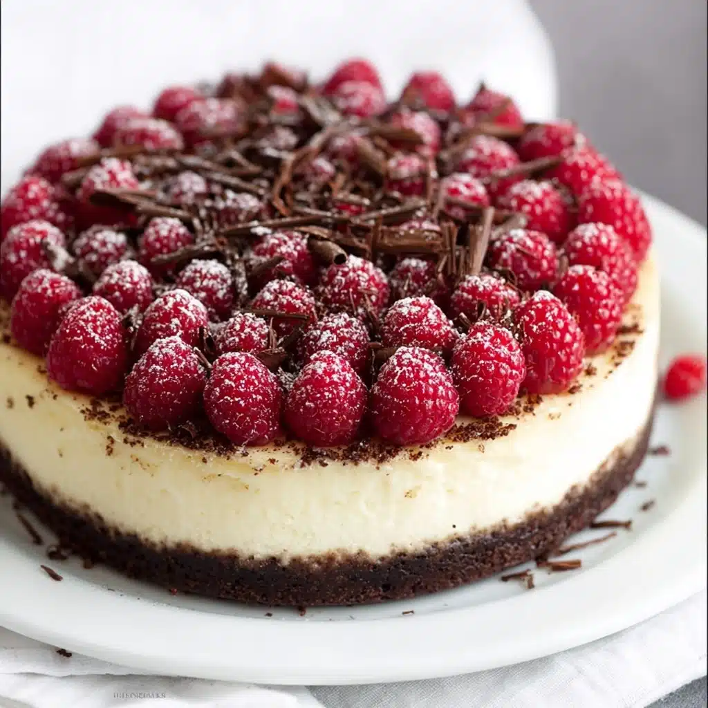 Dark Chocolate Raspberry Cheesecake Recipe